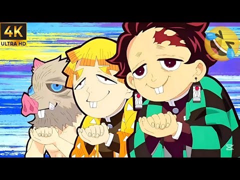 Demon Slayer Funny Moment In Hindi !! Demon Slayer Fight Scene In Hindi !!