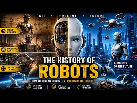 The Complete History of Robots 🤖 | From Ancient Machines to AI Robots of the Future