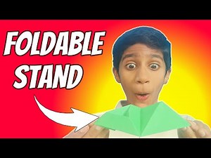 DIY Origami Mobile Stand | Pocket-Friendly & Foldable | Easy Paper Craft