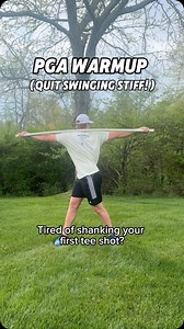 Save this golf warmup for your next round of golf. Properly warming up before that first tee shot is absolutely essential to your performance and your health. The key to any golf warmup is doing dynamic movements and focusing on full range of motion. Important: if you like this video send me a message for my free 7 day golf fitness program. #golffitness #golfwarmup #golfexercise #golfswing #golflife #golfcoach #golfstagram #golfaddict #golftips #pgatour #progolfer | J Golf Fitness