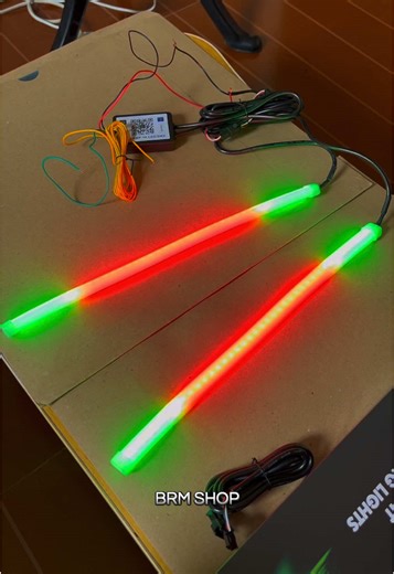 AYOTO Eyeline LED Strip Light: 200 Modes for Motorcycles