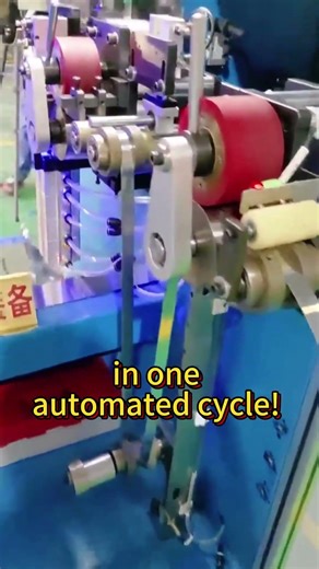 Automatic Steel Strip Coiling and Welding Machine #machine #factory #automation#steel #welding