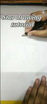 Star drawing tutorial for 3D star art #drawing #tutorial #3D #star #art ⭐🌠⭐🌠