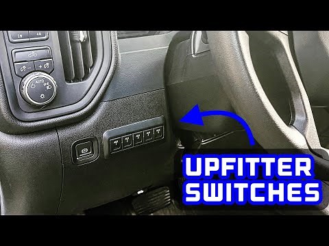 How to install Upfitter Switches on 2021 Chevy Silverado Trail Boss Custom