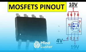 Mind Luster - Learn 8 pins MOSFET pin configuration identify MOSFET transistor pinout