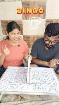 BINGO Challenge 🎉| let's play Bingo with us!!! #shorts #trending #viral #bingo #games #ytshorts