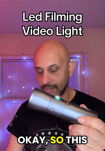 LED filming and videography light. #filminglight #videolighting #bfcm