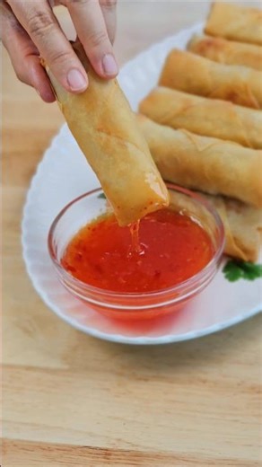 Crispy Chicken & Veggie Spring Rolls for festive family gatherings!