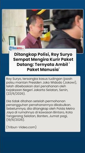 Roy Suryo Ungkap Momen Penangkapan: Sempat Mengira Kurir Paket Datang, Ternyata Polisi Menjemputnya