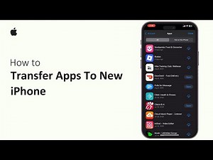 Transfer Apps To New iPhone | Move All Apps To New iPhone Using iCloud 2025