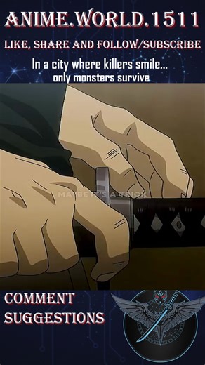 @anime.world.1511 on Instagram: "Anime Details 👇 📌 Anime Name: Gangsta 🧩 Genre: Action, Crime, Drama ⭐ Rating: 7.4 ⏰ Status: Finished 🔊 English Dub: Yes . . Synopsis: In the city of Ergastulum, criminals, gangs, mercenaries, and superhumans live under fragile rules. Nick and Worick are “Handymen” — hired for the jobs no one else can finish. But beneath the surface lies a darker truth about the Twilights — enhanced humans created through illegal experiments. A brutal, raw story of underground