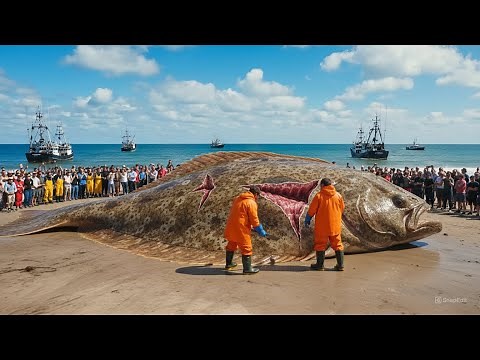 The Journey to Hunt the 1000KG Giant Pacific Halibut – A Deep Sea Longline Fishing Documentary