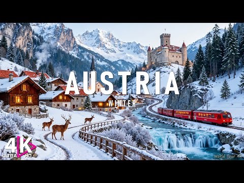 Austria 4K | Winter Wonderland – Explore Alps, Charming Villages & Peaceful Lakes