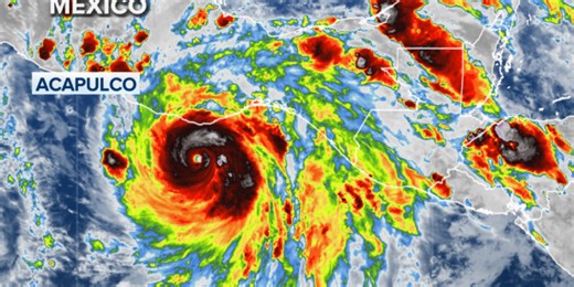 Hurricane Erick rapidly intensifies into a major cyclone before landfall along Mexico's Pacific coast