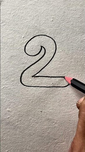 How to draw snake with number 2