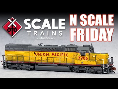 EMD SD40T-2 Snoot Nose Tunnel Motor Union Pacific Scale Trains Rivet Counter N Scale Friday