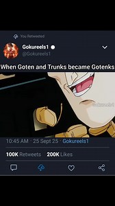 When Goten and Trunks became Gotenks | Gokureels1