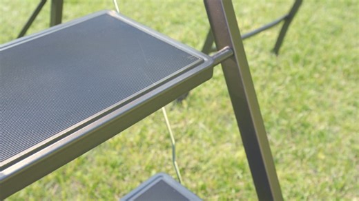 Watch Step Ladder, Folding Step Stool with Wide Anti-Slip Pedal on Amazon Live