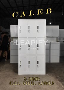 Caleb sorts the chaos— our 9-door Steel Locker can carry any mess.💛 Made of powder-coated steel na hinding-hindi aanaying.Built for PH homes and businesses. ⭐ #LeapifySteel #ModernSteelCabinets #SteelLocker #Lockers | Leapify Steel