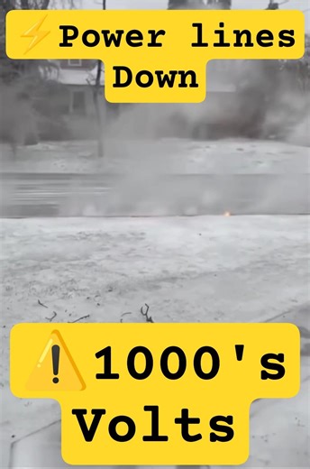 ⚠️Snow storm latest - electrocution risk