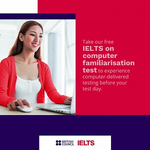 Not sure what it feels like to take IELTS on a computer? Here's a great opportunity for you to familiarise yourself with computer-delivered testing: sign up for our IELTS on computer familiarisation test today! ​ https://takeielts.britishcouncil.org/take-ielts/prepare/computer-delivered-ielts/familiarisation-test #PrepareWithBritishCouncil #IELTS #PrepareforIELTS | IELTS British Council Philippines | Facebook
