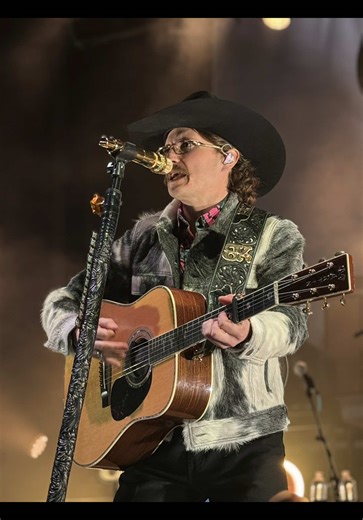 Custom Black and Gold Mic Stand by Braxton Keith