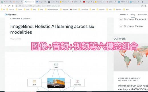 Meta开源比chatgpt4更强的六模态imagebind模型