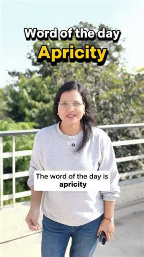 Meaning of Apricity ☀️ #apricity #english #eductaional #viral