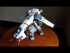MOC Republic Lego Drop Ship w/ CUSTOM dropping mechanism