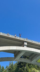 Another angle of this insane triple flip 🤯🔥 #bridgejumping #cliffjumping | Tyler Ferullo