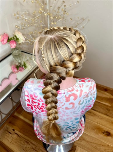I love braided hairstyles! Paisley’s hair has gotten so thick it’s a challenge to braid her hair in a single braid. 😅 The latch hook we used is linked here: https://liketk.it/5wFyU (affiliate) #hairstyle #hair #braids #braidstyles #hairtutorial #fblifestyle #relatable #dutchbraids #hairtips #easyhairstyles #hairstyles #fbreelsfypシ゚ #longhair #hairinspo #hairideas #girlmom #trendinghair #fbreel #schoolhairstyles #motherdaughter #hotd | Paisley’s Petals