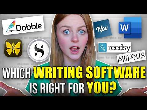 EVERY WRITING SOFTWARE OPTION FOR WRITERS - Which one should YOU choose?