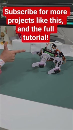 My 5-year-old and I are building a robot dog #ai #arduino #arduinoproject #robotics