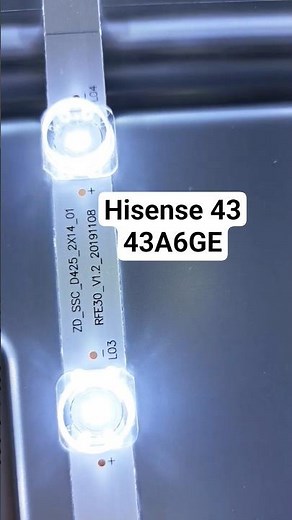 Hisense 43A6GE Backlight Load: What You Need to Know #ledpanelrepair #repair #computer