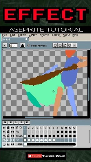 Tutorial: How to Draw Glow Effect in Aseprite! 💡 (Pixel Art Trick) #aseprite #pixelart #drawing