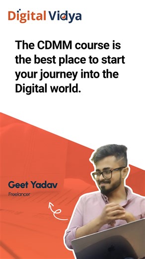 In Conversation with Geet Yadav - Digital Vidya "The best thing about Digital Vidya, that I can easily say, is the quality of teachers and their teachings." Geet tells about his journey of becoming a freelance digital marketer from being a civil engineer. To update his skill sets, he joined the CDMM course and he tells how he gained relevant certifications as well. He also talks about the amazing learning experience and training from the expert trainers. To watch more success videos visit our Yo