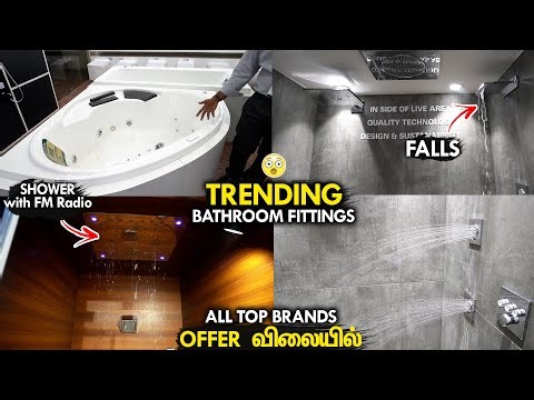 😲Latest Bathroom Design🛀 Sanitaryware🚽 Plumbing Materials🚿 New Tiles Design 2025 | Mano's Try