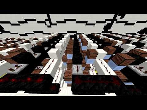 Biggest Note Block Song Ever Built! Minecraft 1.12 (4608 blocks, original song)