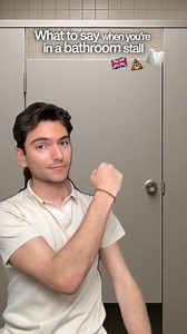 1.7M views · 32K reactions | What to say when you’re in a bathroom stall 炙 #ingles #pronunciation #English #vocabulary #inglese #englishtips #learnenglish | English with Antonio | Facebook