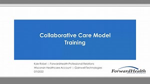 Collaborative Care Model Training Video (18:19)