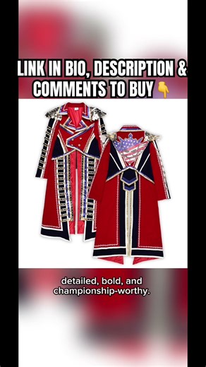 Cody Rhodes Deluxe Replica Entrance Full-Snap Jacket #wwe #wweshop #wwemerch