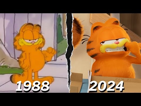 Evolution Of Garfield In Movies & TV [1988-2024]
