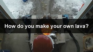 How do you make your own lava? | #Geology #GeologyPage #Lava A recipe for lava 1- Rock The main ingredient — the only one, really — is volcanic rock called basalt. UB geologists shipped two tons of it in from a Texas quarry. 2- Furnace The rock is dumped into a magnetic induction furnace that heats the mixture to about 2,500 degrees Fahrenheit. The contents are stirred every half hour. 3- Lava After about three to four hours, the lava is ready. Each lava-water experiment will use a roughly 10-ga