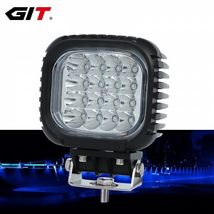 [Hot Item] Emark 48W 5inch 12V/24V CREE Blue LED Sprayer Boom Safety Light for Auto Car Truck Offroad Tractor Forklift