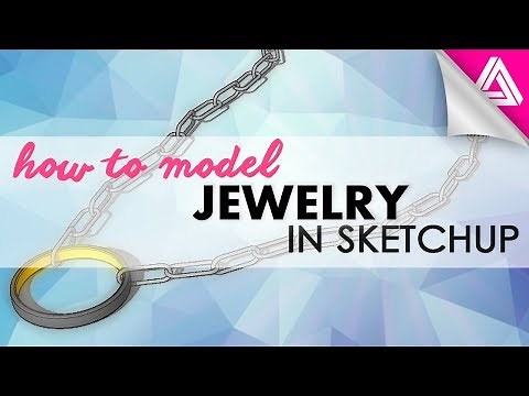 How to Model Jewelry in Sketchup (without plugins)