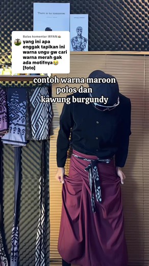 Membalas @IRFAN🪷 buat teman teman yg binggung warnanya komen aja, biar ga salah pilih di hari spesial #sarunginstan #sarungikat #sarungsrikandi