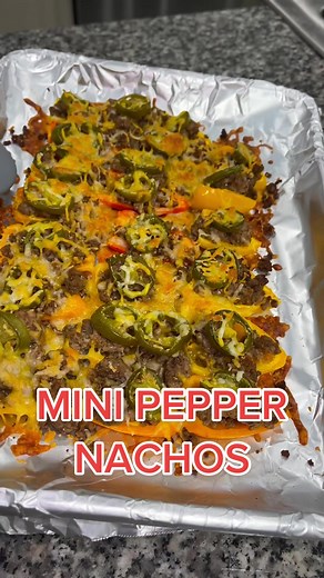 Low Carb Bell Pepper Nachos Recipe