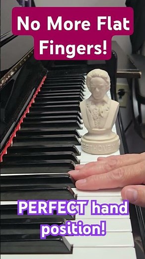 Perfect Piano hand position! #piano #pianoscales