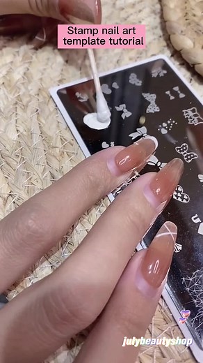 tutorial of seal nail art 💅#nails #nailsoftiktok #nailtutorial #fyp