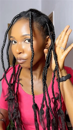 Do this before you stretch your hair with the African threading method #africanthreading #threading